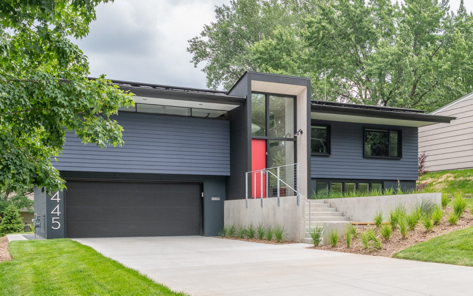 Home exterior after remodeling